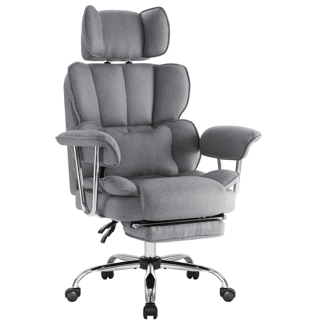 Sedie da ufficio grandi e alte fino a 226,8 kg di larghezza, per persone pesanti, ergonomiche, massaggianti, in pelle PU, sedia da ufficio girevole