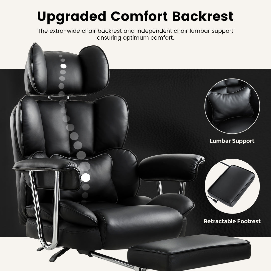 VANSPACE Executive Office Chair Big And Tall 450lbs Heavy Duty Desk